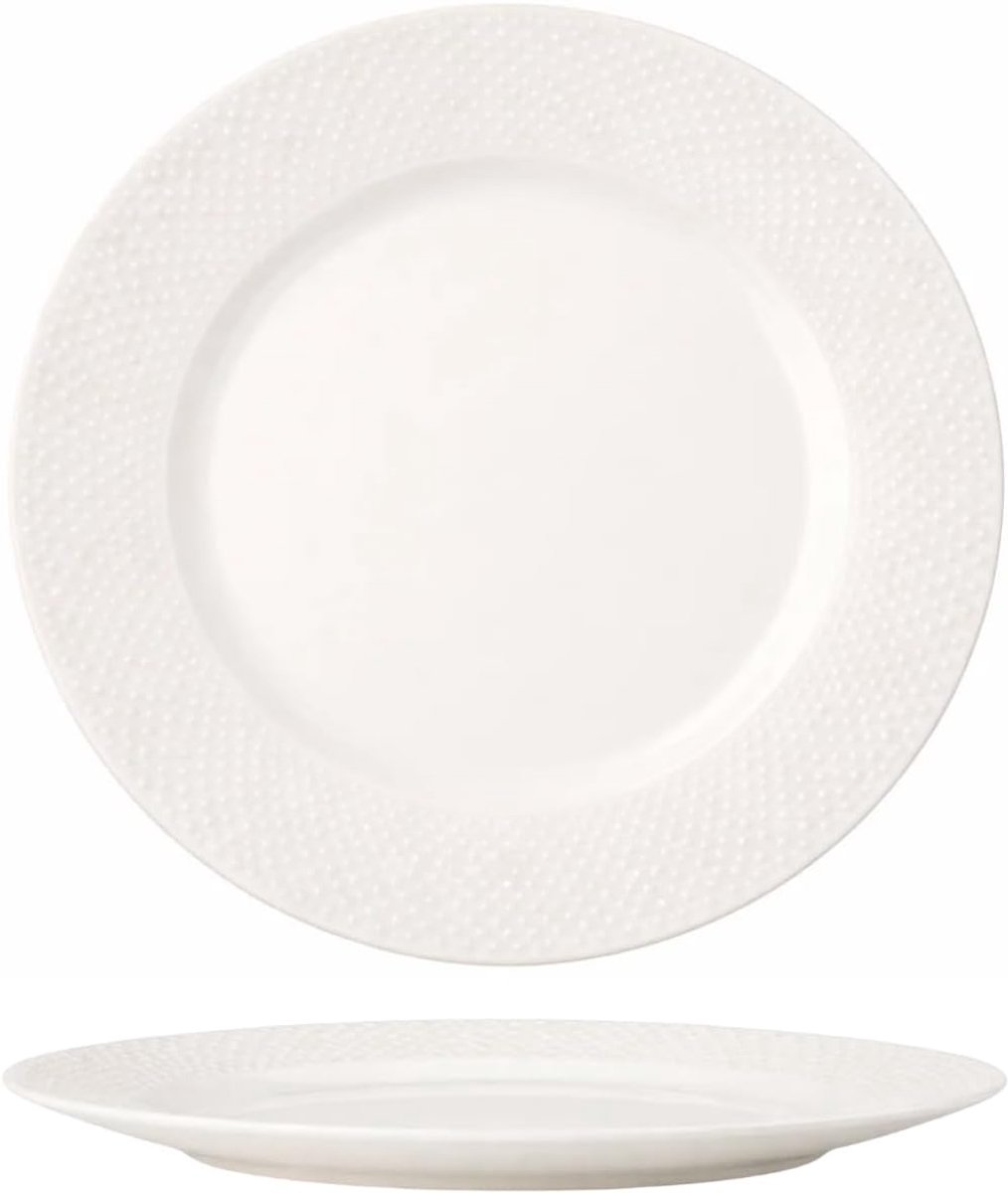 Borden 4-delig | Kunststof | Ø 28 cm | wit | vaatwasserbestendig