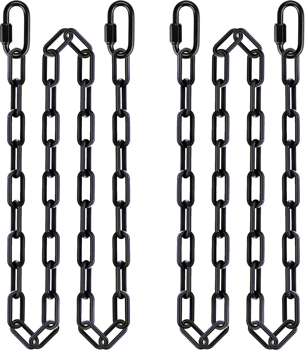 Omgoods - BeneLabel 2pcs Swing Chains - Heavy Duty Hammock en Bokszak Bevestiging
