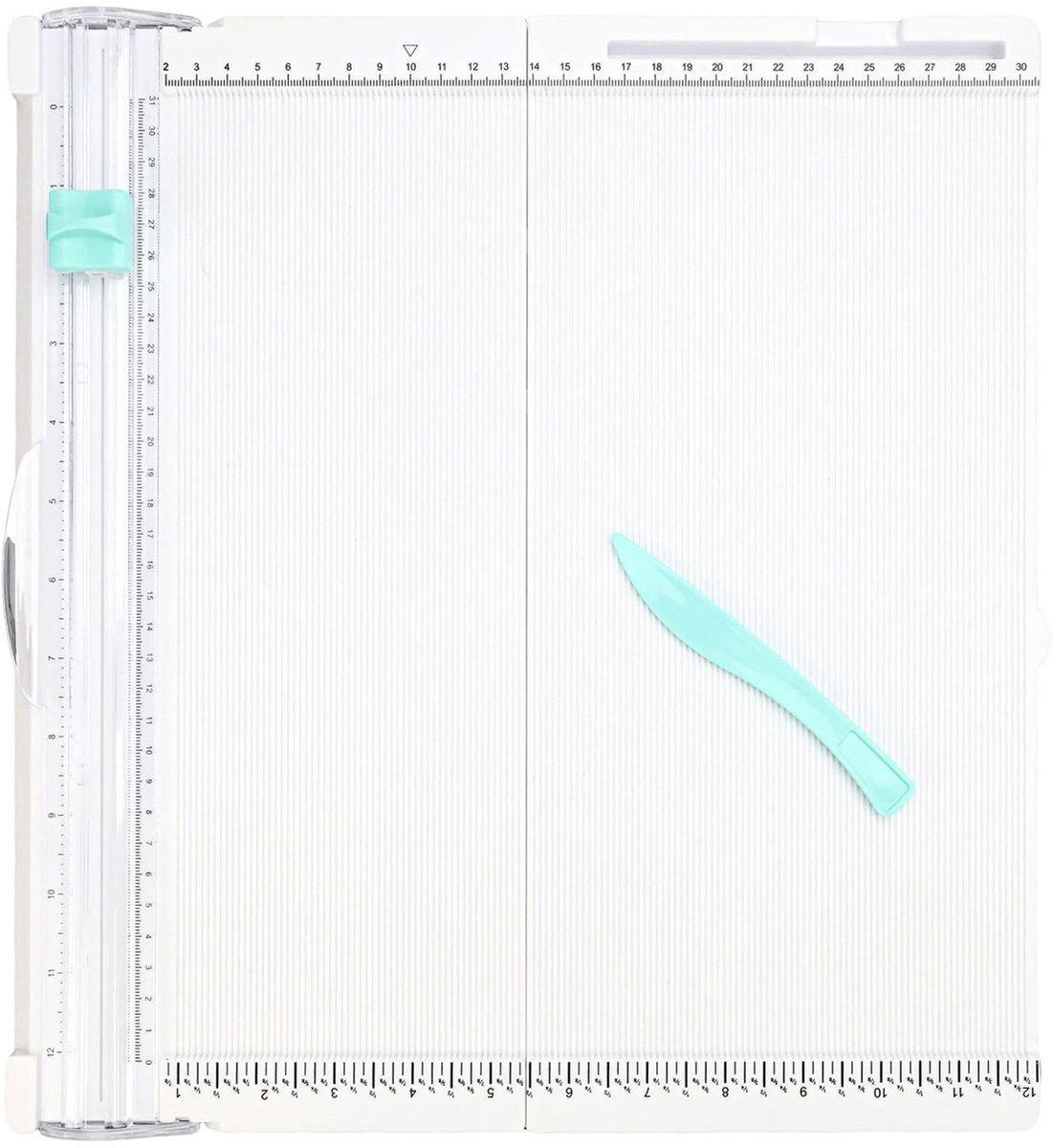 Omgoods - 2-in-1 Papiersnijder met Vouwplank - Perfect voor Scrapbooking en Knutselen