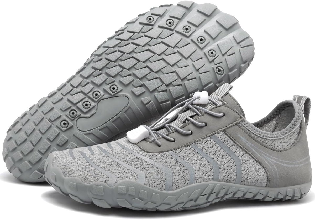 Blotevoetenschoenen voor dames en heren, waterschoenen, gezonde en comfortabele wandelschoenen, aquaschoenen, blote voeten, strandschoenen, badschoenen, brede teenbox, zwemschoenen