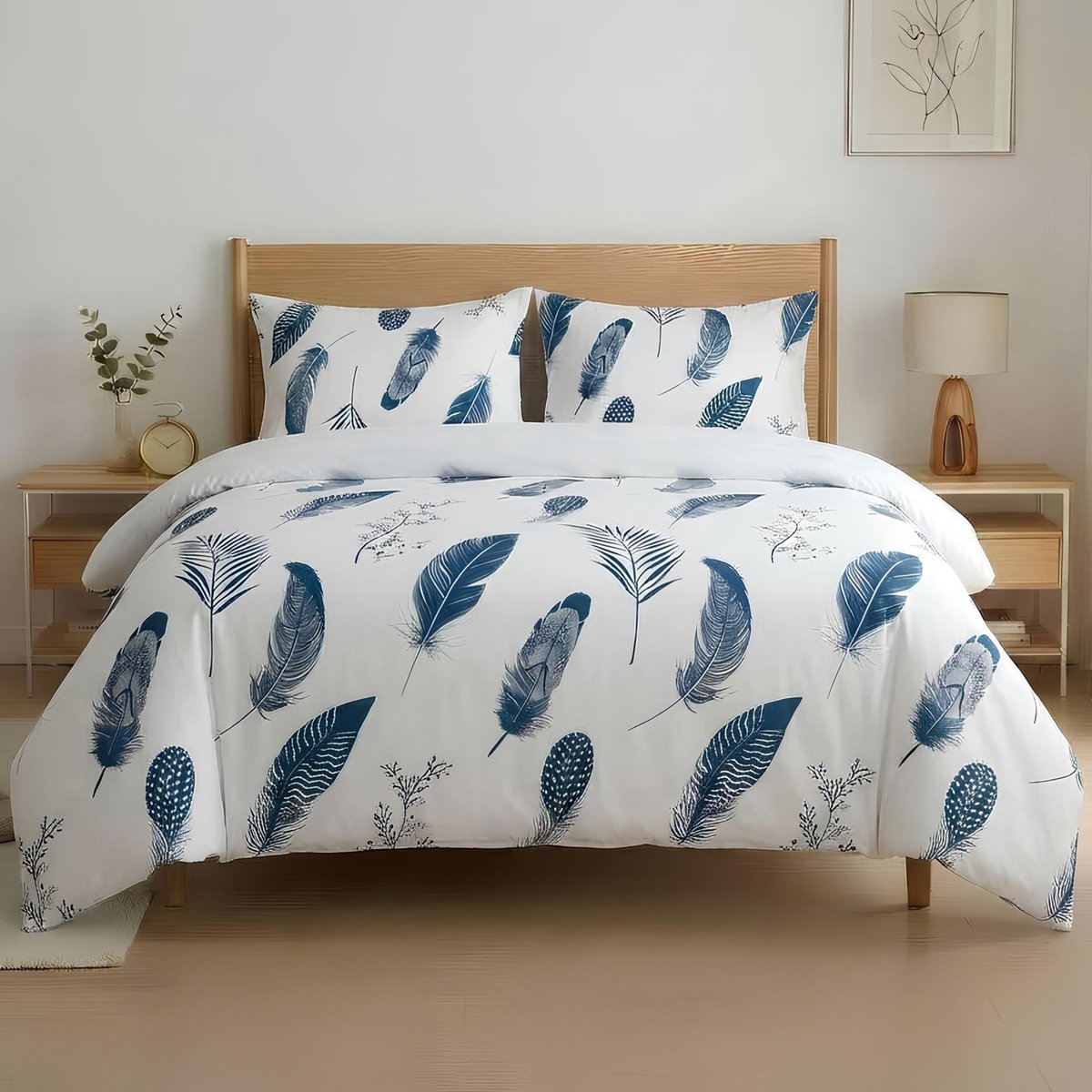 Omgoods - Bedlinnen Set 3-delig voor 90 cm Brede Bedden in Microfiber