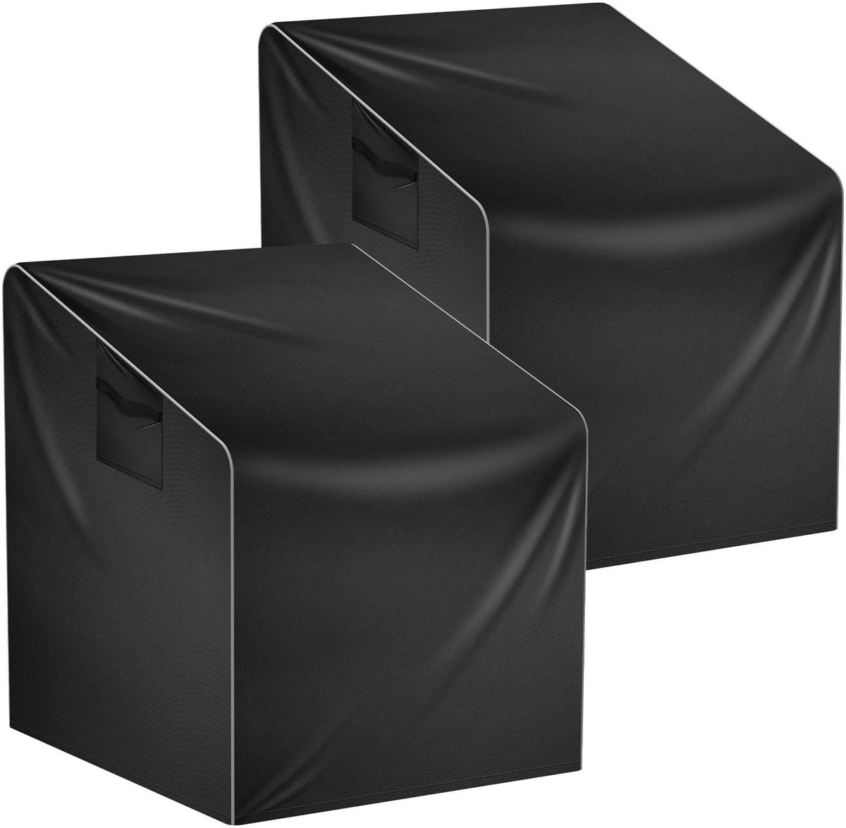 Omgoods - Set van 2 Tuinstoelhoezen 210D Oxford 100 x 85 x 75 cm