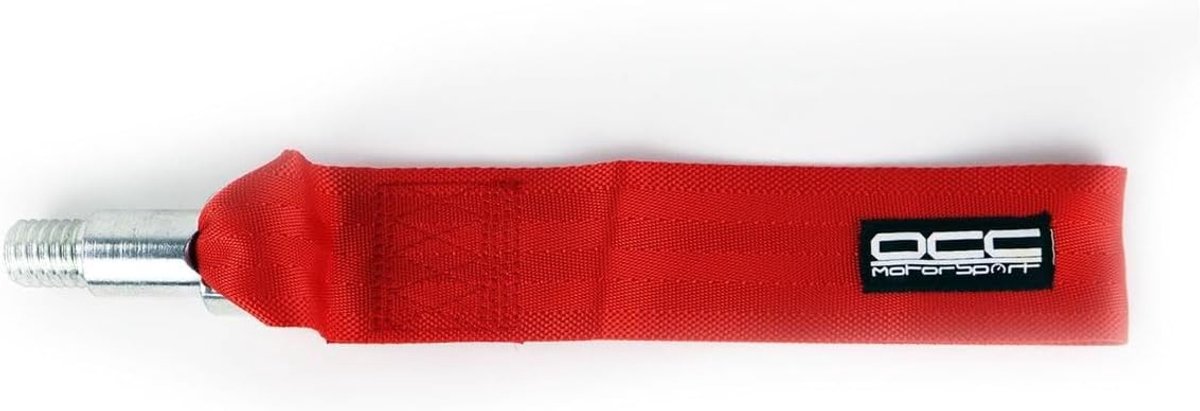 SnelShoppen - OCC Motor Sport Rode Pendant Strap met Schroef OCCRC016 - Sterke Nylon en Stalen Trekband - Tot 3000 kg - Duurzaam en Comfortabel voor A
