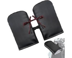 Motorfiets Stuur Muffen - Fiets Wanten - Warm Blijven - Waterdicht Winddicht - 28x18 cm - Zwart