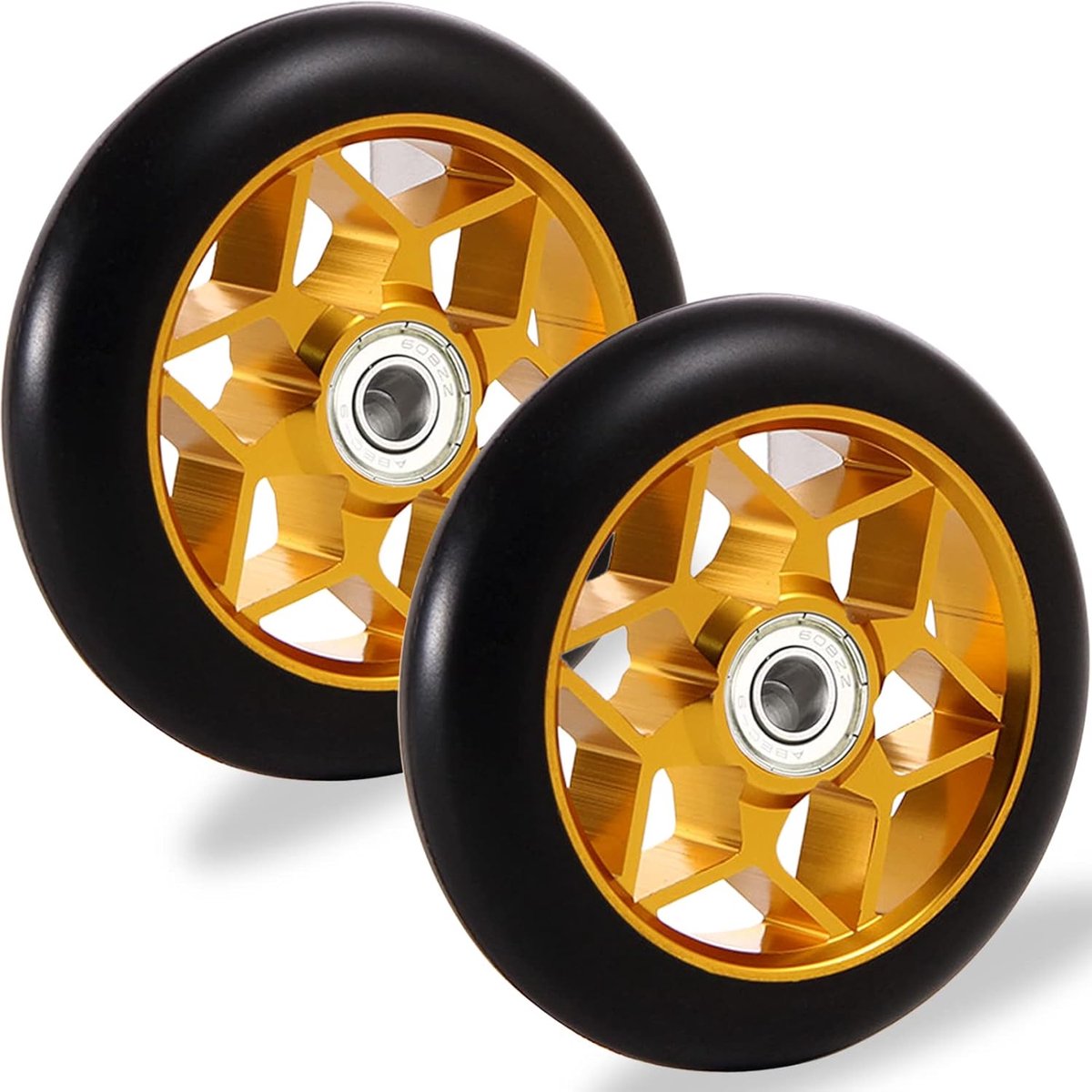 110mm Stuntstep Wielen, 2 stuks, 110 mm wielen met Abec 9 lager