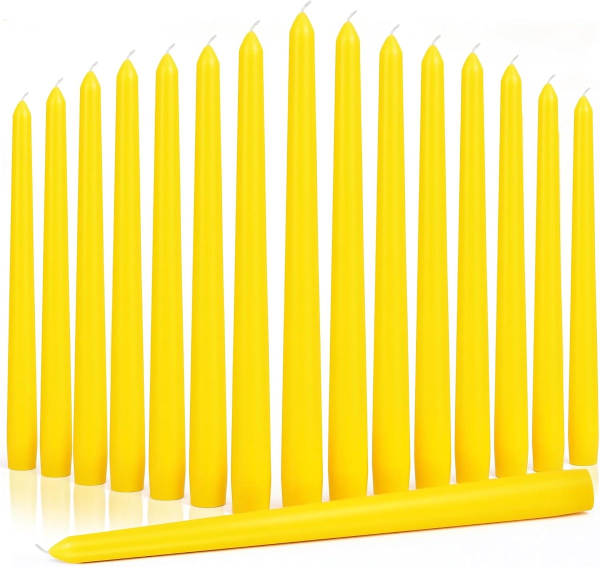 Kaarsen, 16 stuks, voor buiten, citronella, puntige kaarsen