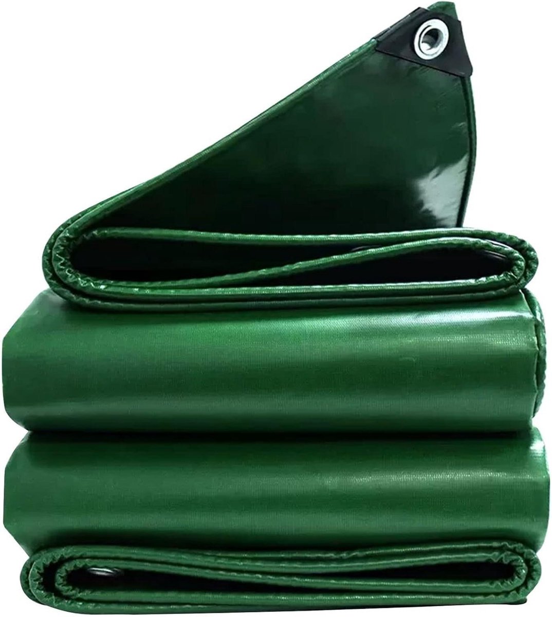 Dekzeil PVC - Afdekzeil Luifel - Buiten Beschermen - Verstevigd Waterdicht - 4 m x 5 m - Groen