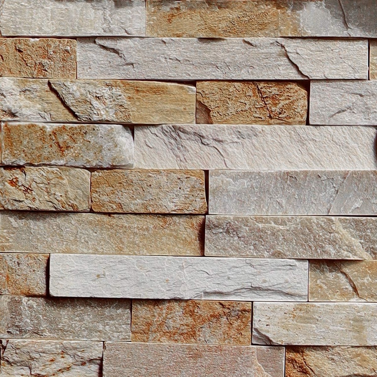 Behang, steenlook, 3D-look, plakfolie, steenlook, beige, wandfolie