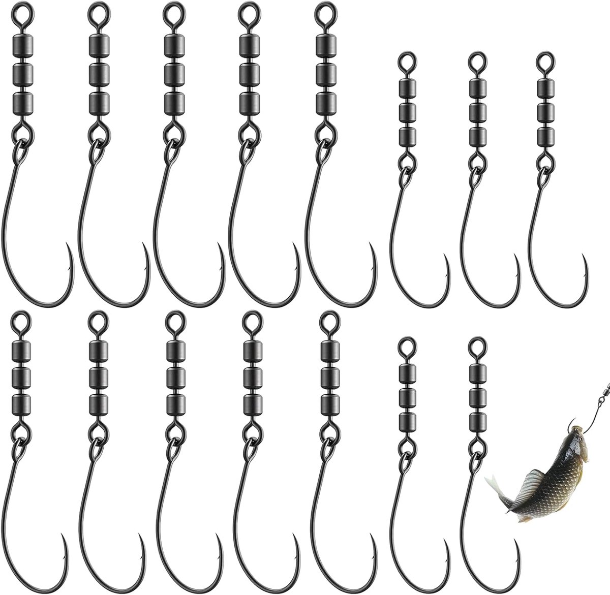 Haken forel rotor haken rotor haken roteren vissen hengel haken