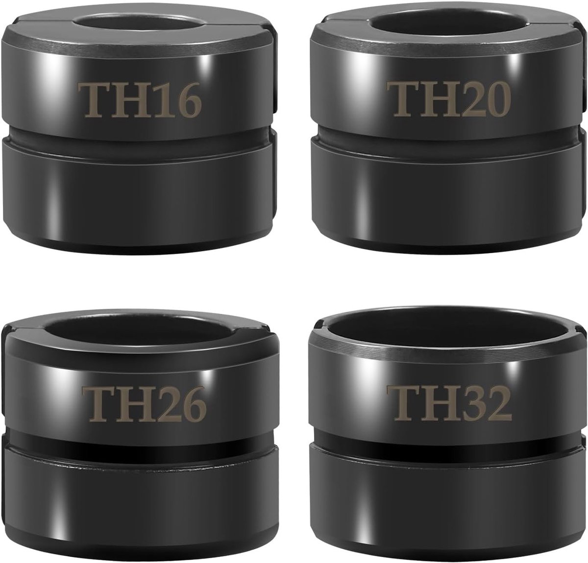 Diverse crimping matrijzen voor handpers met verwisselbare kaken voor 16 mm, 20 mm, 26 mm en 32 mm