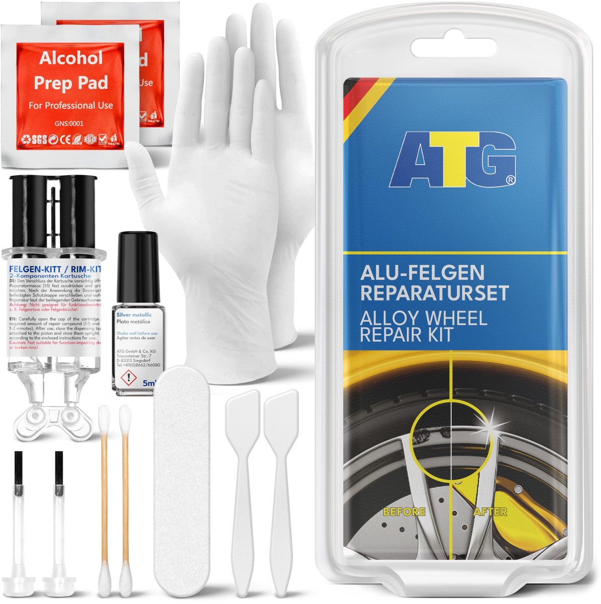 Omgoods - Velgen Reparatiekit voor Alu & Stalen Wielen