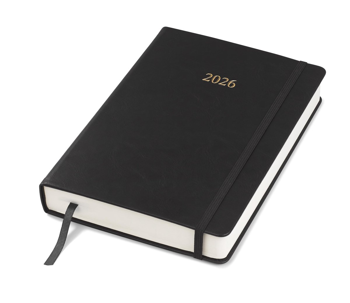 Omgoods - A5 Dag per Pagina Planner 2020 Zwart/Bruin
