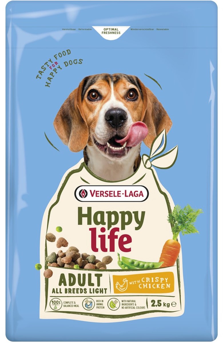 Versele-Laga Happy Life Adult Light 2.5 kg Kip