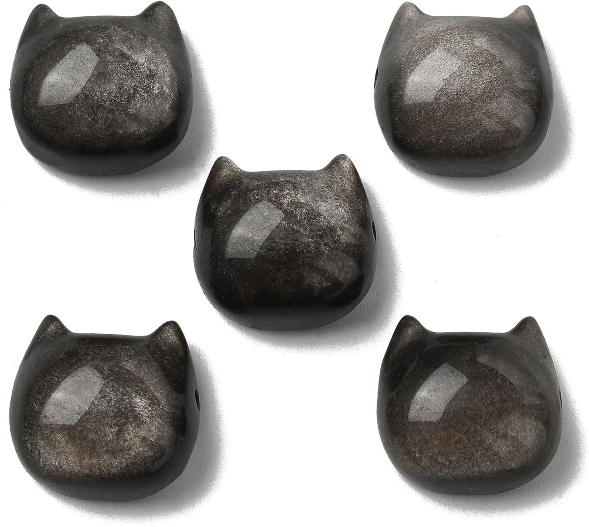 Kralen natuurlijke gouden glans obsidiaan kralen voor doe-het-zelf sieraden maken armband ketting oorbellen ambachten tas decor