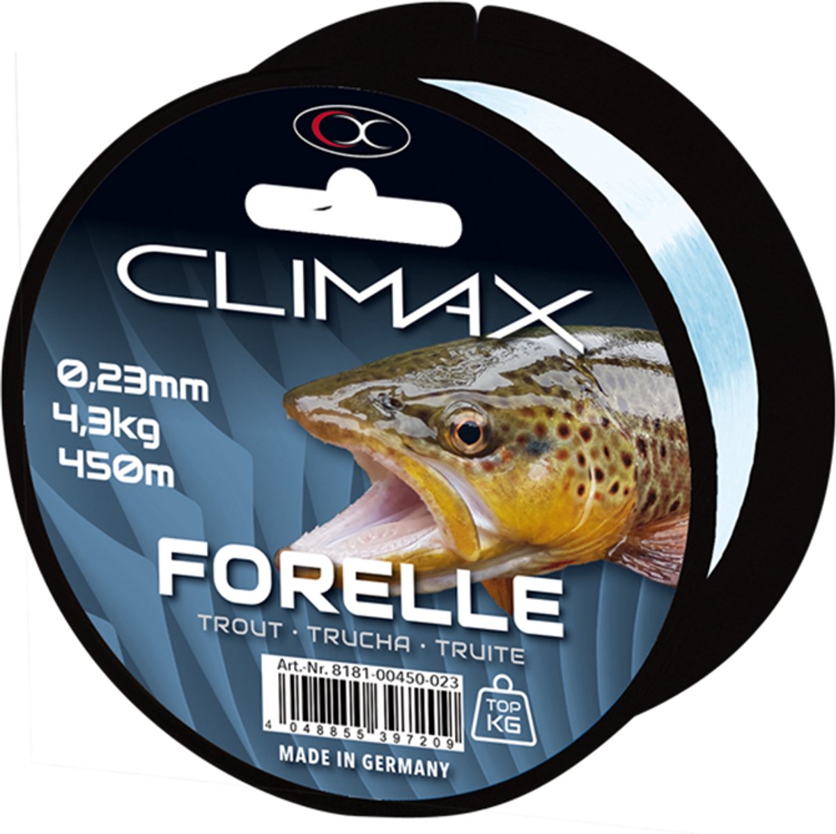 Climax special forel nylon 450 meter 0,17mm 2,9kg