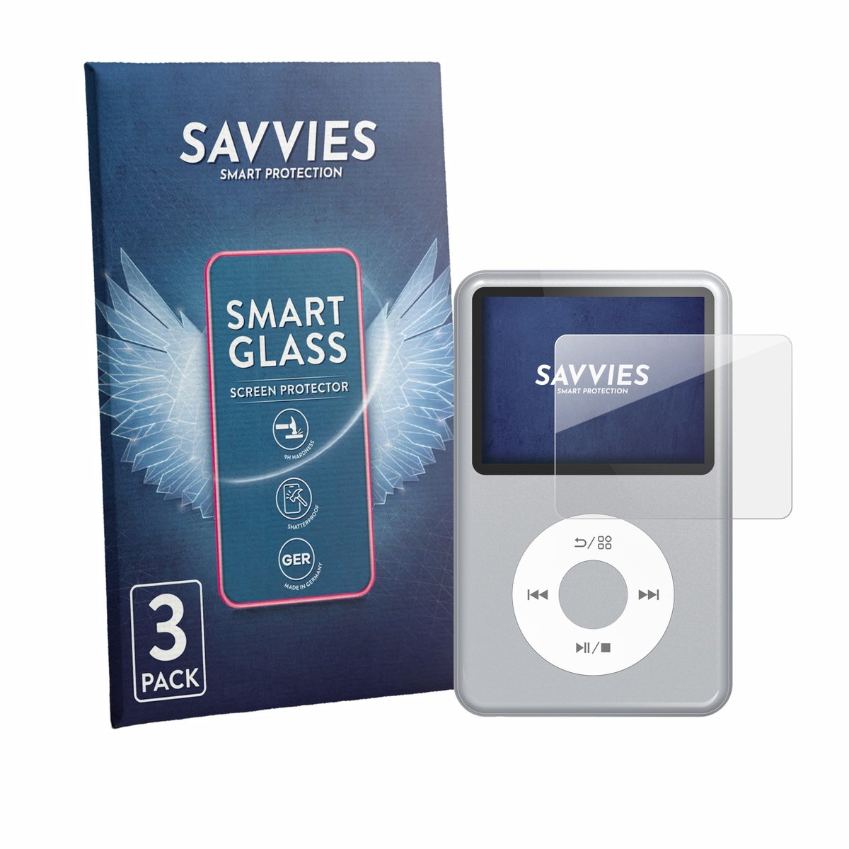 3 Stuks Savvies Screenprotector - geschikt voor innioasis Y1 - beschermfolie glas transparant
