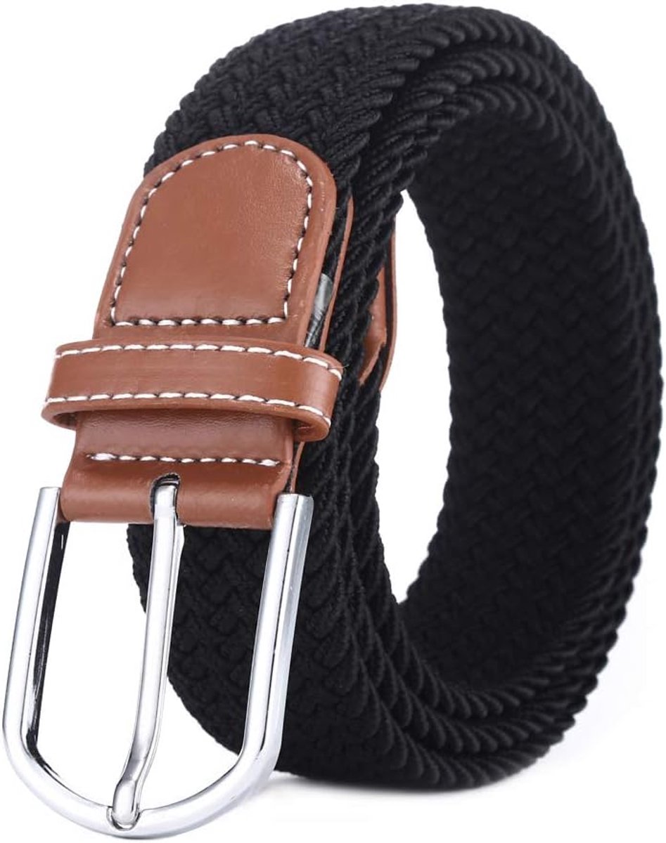 Geweven Riem - Multi-kleuren Elastische Gevlochten Stretch Stof Riem Voor Mannen Vrouwen