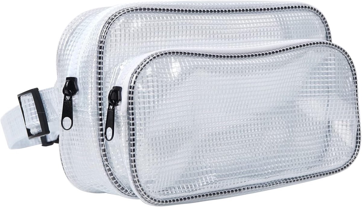 Unisex Crossbody Bag, Anti-Statische Cleanroom Ingenieur Tool Bag Waterdichte Clear PVC Schoudertas