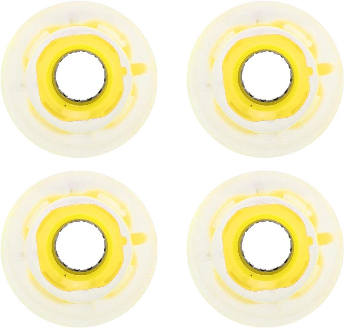 Skateboardwielen Longboard Wielen Soepel Rijden Hoge Elasticiteit 60x45mm