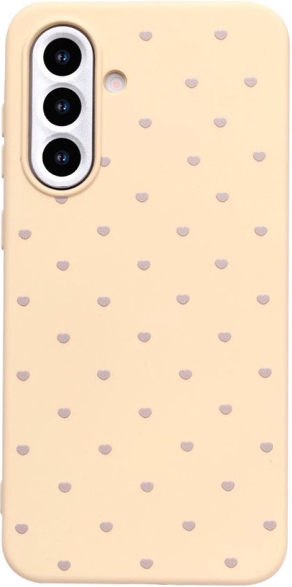 Casemania - Samsung S25 FE - Hart Patroon High Quality Silicone Case - Geel