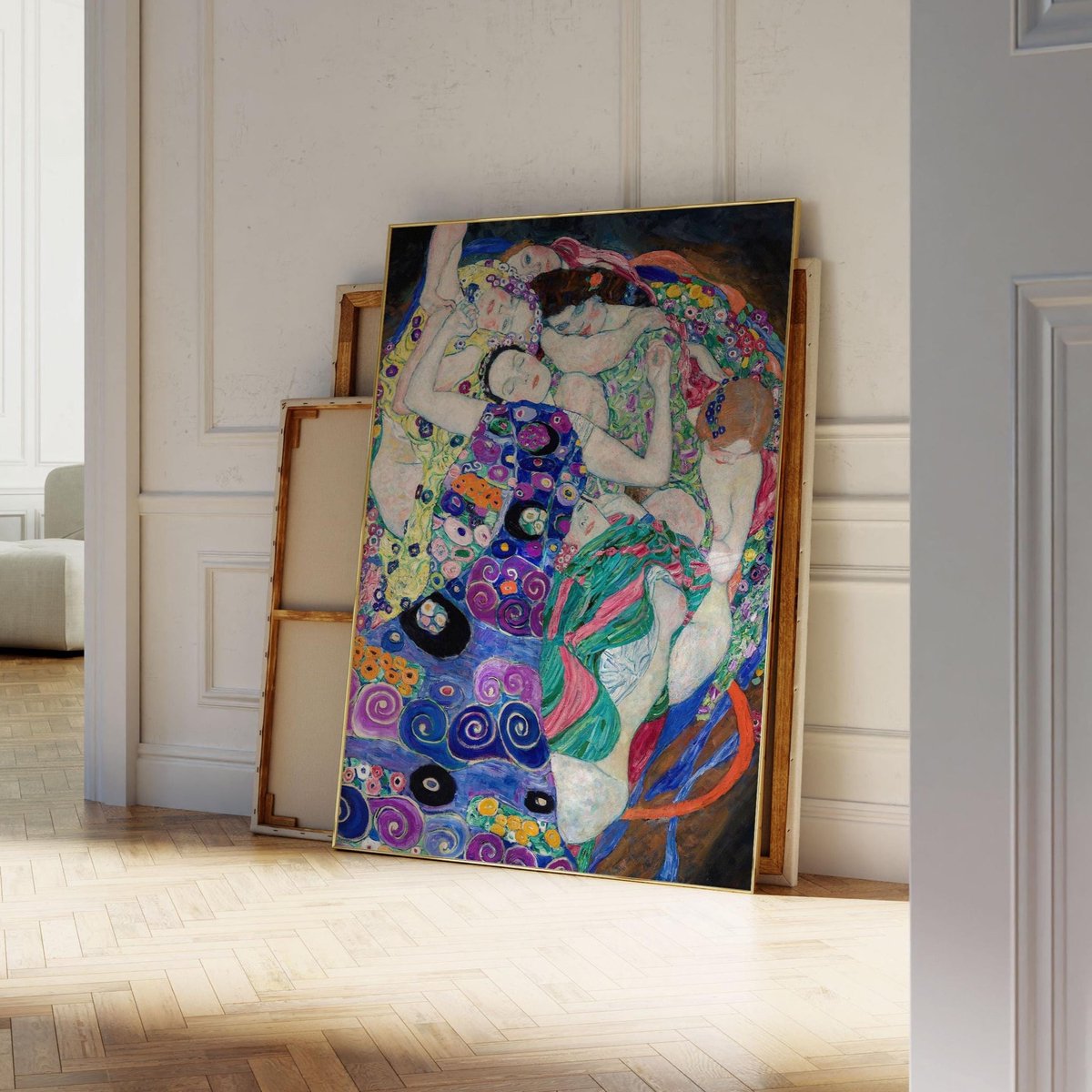 De Maagd - Gustav Klimt poster 50 x 70 cm