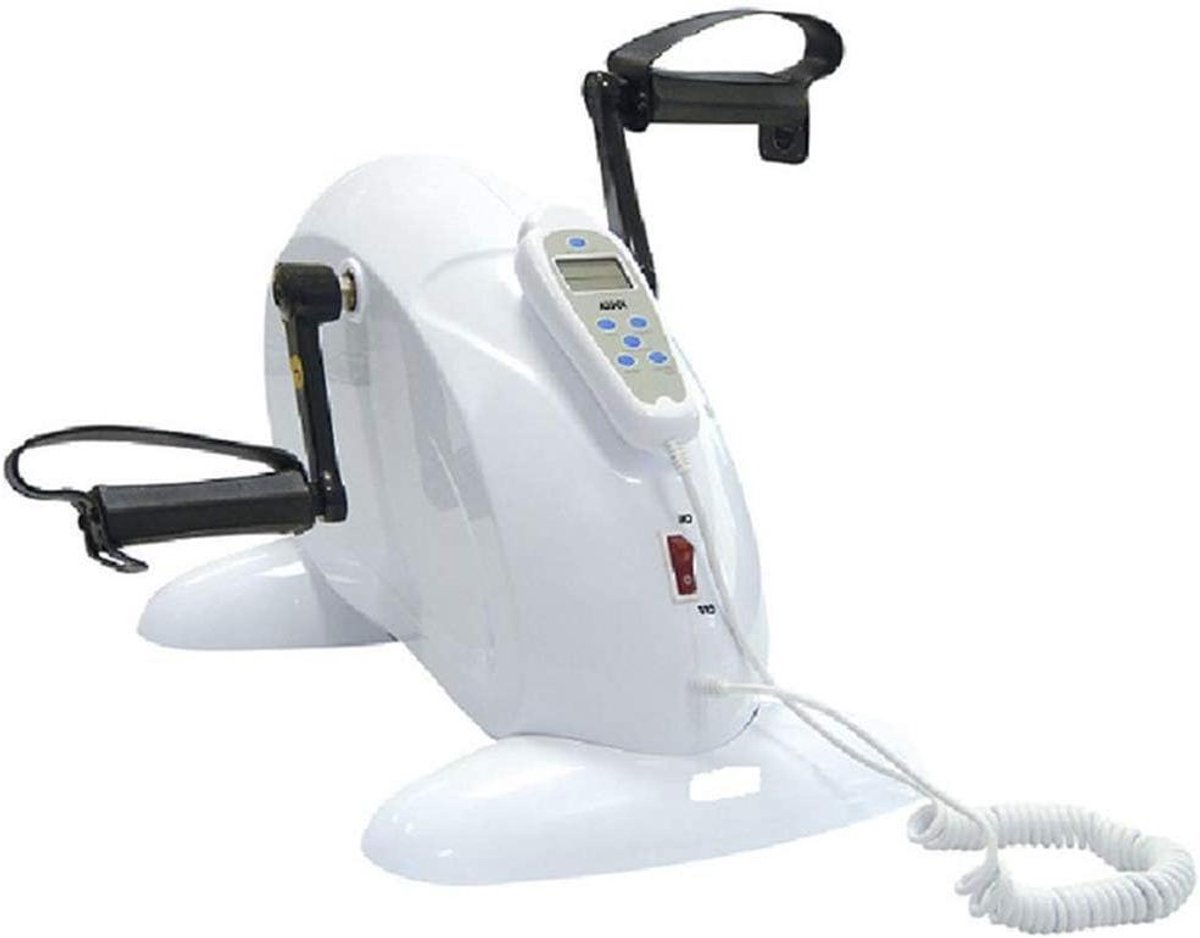 Mini Oefen Fiets - Pedaal Trainer - Mobiliteit Verbeteren - Compact Ontwerp - 42x43x29cm - Wit