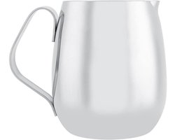 Melkopschuimkan Roestvrij Staal - Koffiekan Barista - Koffie Maken - Speciaal Uitloopontwerp - 600 ml - Zilver