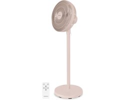 Staande Ventilator - Vloer Ventilator - Ruimte Koelen - 3 Instelbare Hoogtes - 110 cm - Beige