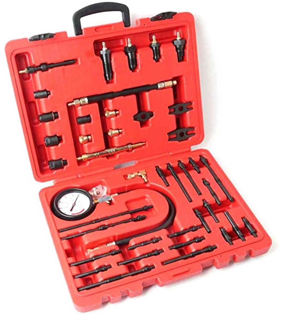 Benzinedruktesterset - Compressietester motor - Motor Diagnose - Vaststellen Slijtage - 0-40 bar - Niet gespecificeerd