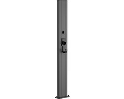 Oplaadpaal Elektrische Auto - Laadpaal EV - Thuis Opladen - Universeel Compatibel - 150 cm - Zwart