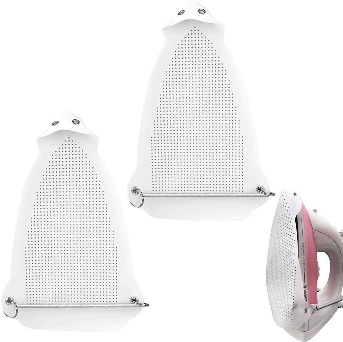 Beschermplaat voor Strijkijzer - Bescherming voor Zool, Textielaccessoires, Stoomstrijkijzer, 0.5mm, 2 Stuks