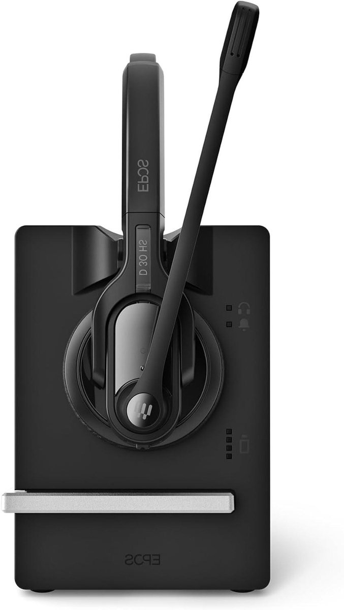 Draadloze Headset - Kantoor Headset - Telefoongesprekken - EPOS Voice Technologie - Zwart - Zwart