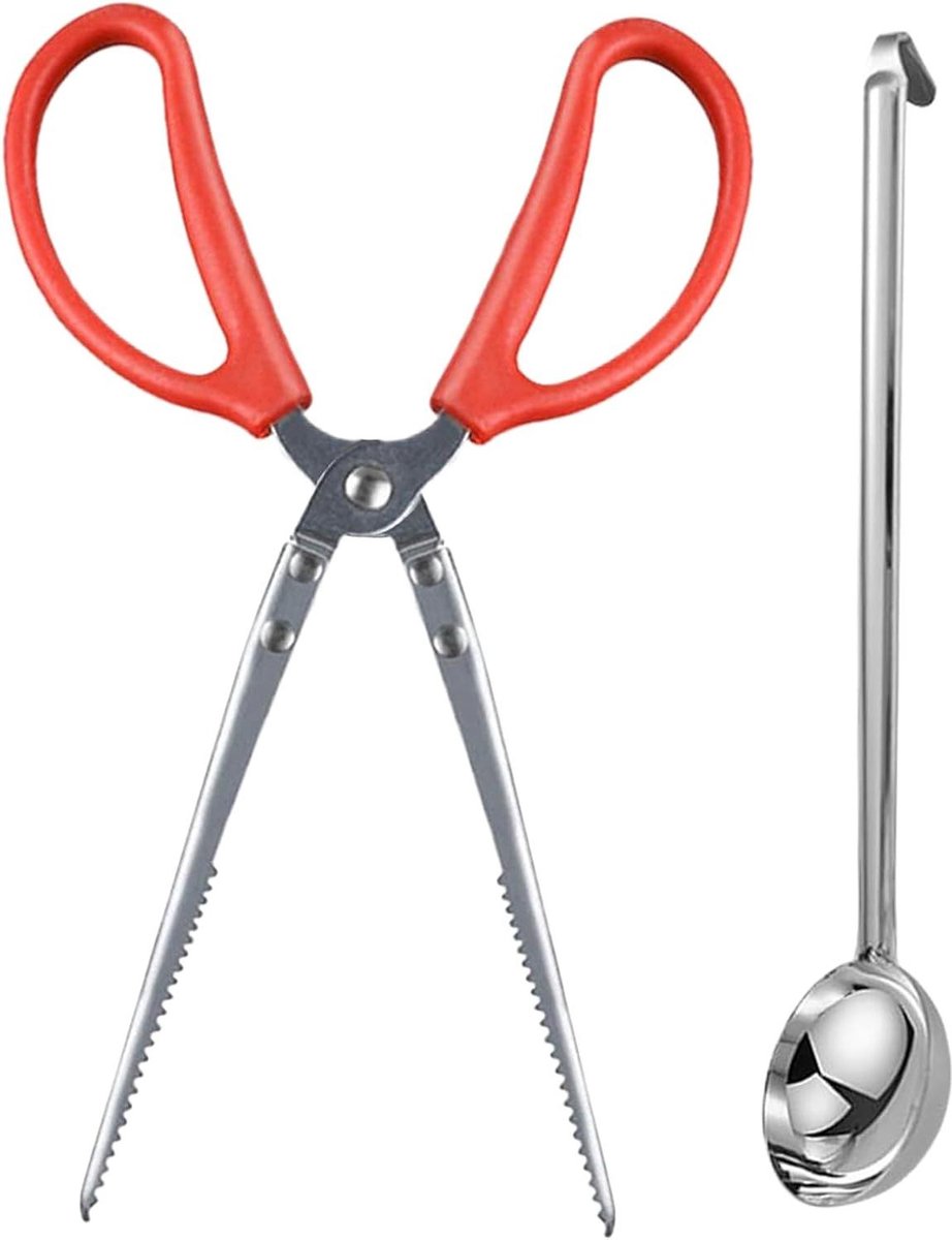 Haardtang - Vuurtang Houtklem - Haard Onderhoud - Lange Steel - 29 cm - Zwart