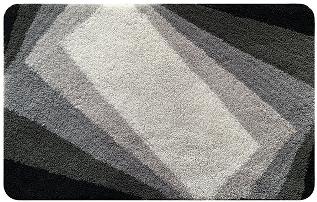 Spirella Badmat – Zachte Antislip Badkamermat met Lange Polyester Pool van 25 mm – Comfortabele Badmatten voor Douche en Bad