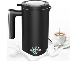 Elektrische Opschuimer - Melkschuim Maker - Warme Dranken Maken - 5-in-1 Functies - 500ml Capaciteit - Zwart
