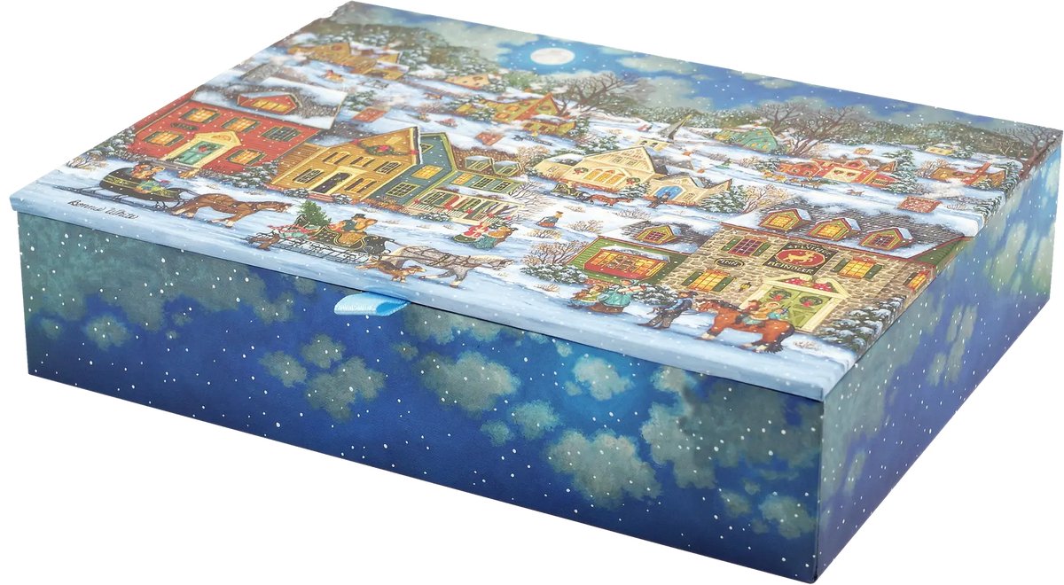 Festive Village Holiday Cards