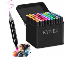 Rynex Twinmarkers 80 stuks - Dubbelzijdige Alcohol Markers