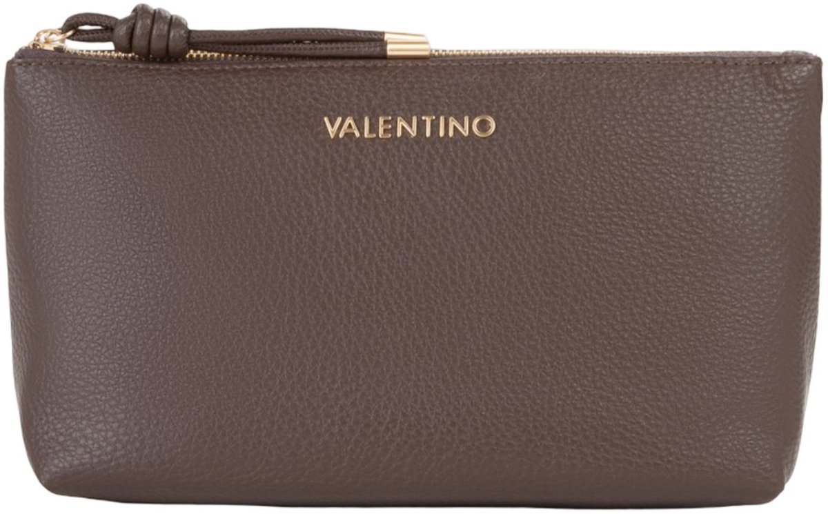 VALENTINO accessoiretas Saphira Soft Cosmetic Case Moro donkerbruin
