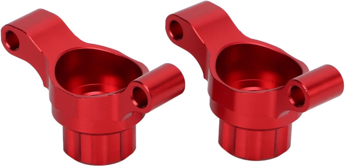 RC Achter Steering Cup, Aluminium Achter Steering Cup Upgrade Onderdelen Voor TT02 1/10 RC Auto Accessoires (Rood) Model Auto Accessoires Model Speelgoed