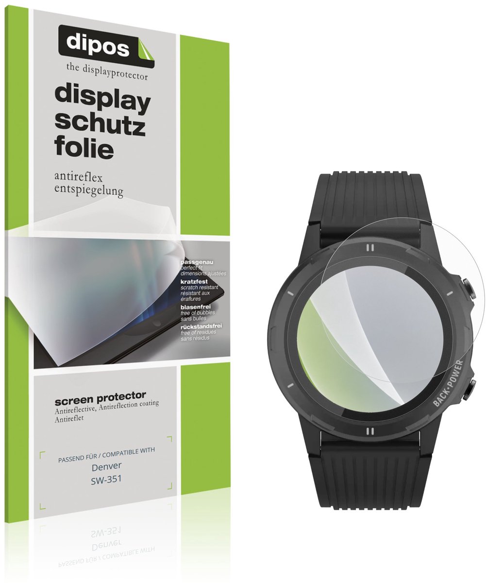 dipos – 6x Matte Beschermfolie geschikt voor Denver SW-351 | Krasbestendige & antireflecterende Screenprotector Ultra-Thin