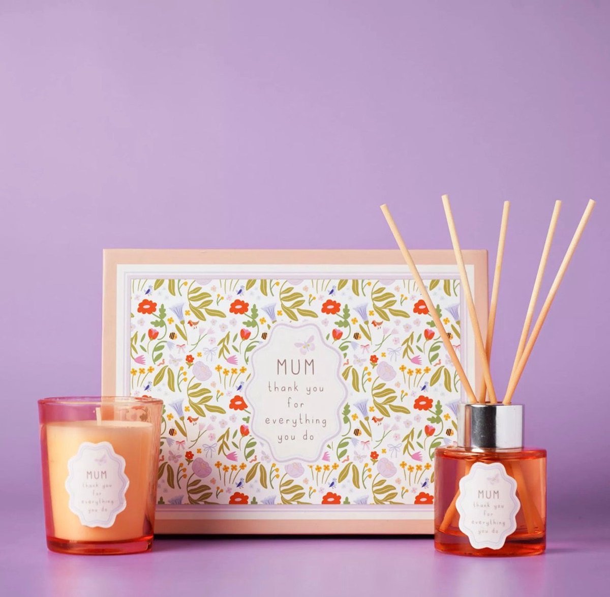 Love Life Kleine Kaars & Diffuser Set - Mum