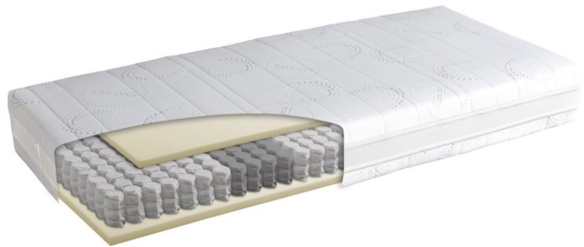 Mörgenn M-Resort matras - Pocketvering + Hybrid schuim + Cooltouch - 7 comfortzones - 80x200 cm