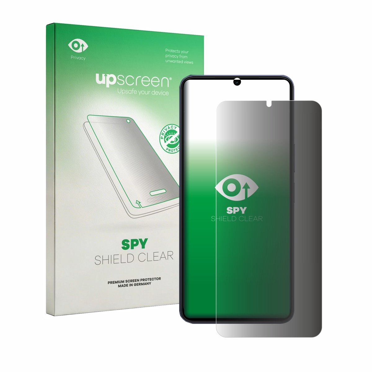 upscreen - privacy screenprotector voor Vivo T5 Lite - Folie Beschermfolie Blauwlichtfilter