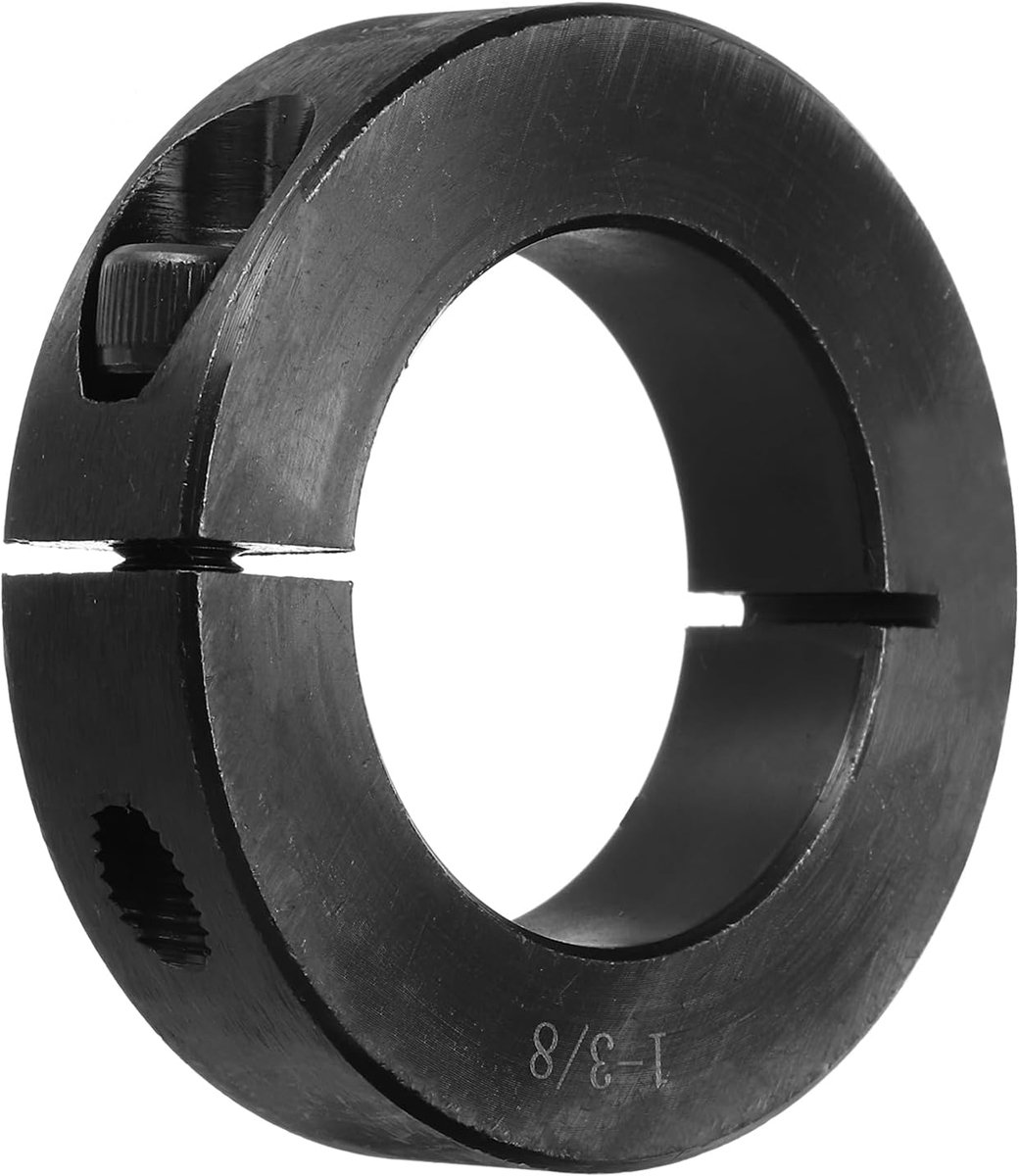 Golfring 1 3/8 inch boring enkele gesplitste koolstofstalen klemring golfringen met draadstift zwart