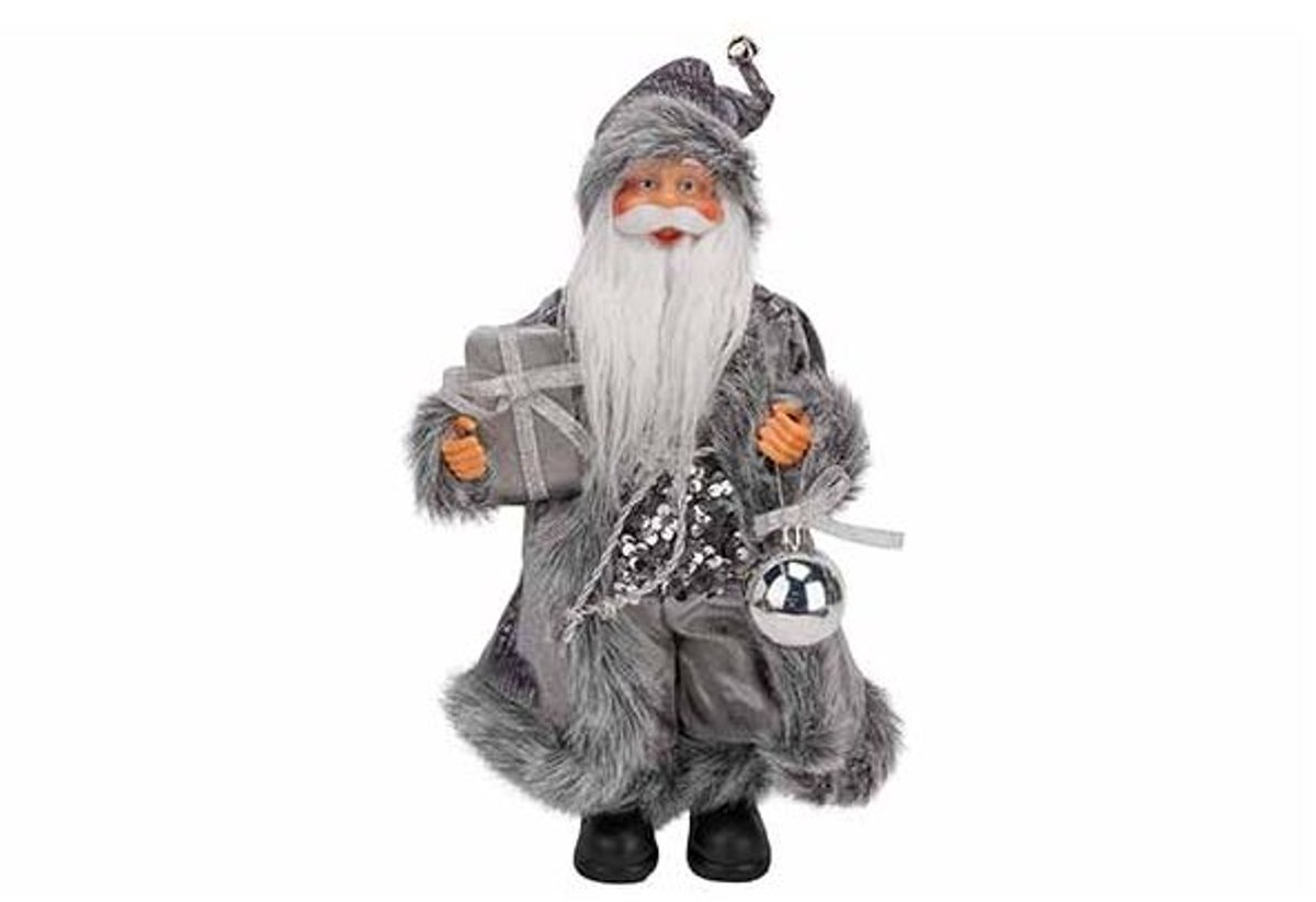 Santa Grijs 20x13xh31cm Polyester
