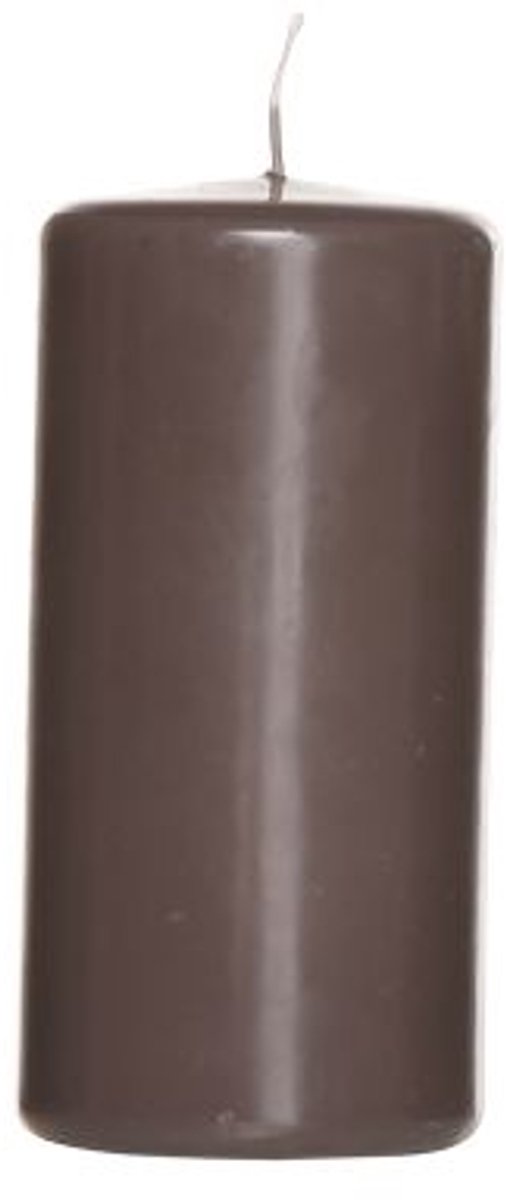 Cylinderkaars d.60xh.120 grijs