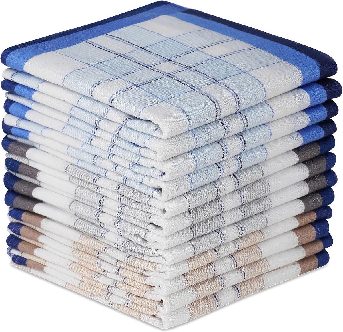 Zakdoeken, premium zachte herenzakdoeken, klassiek geruit patroon pochet, meerdere stijlen kleuren, voor bruiloften, bal, feest, cadeau voor mannen