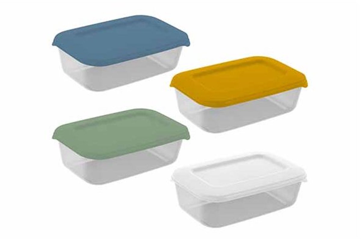 Golden Line Bewaardoos Nº3 1l 20,5x13,7xh5,4cm 4 Ass