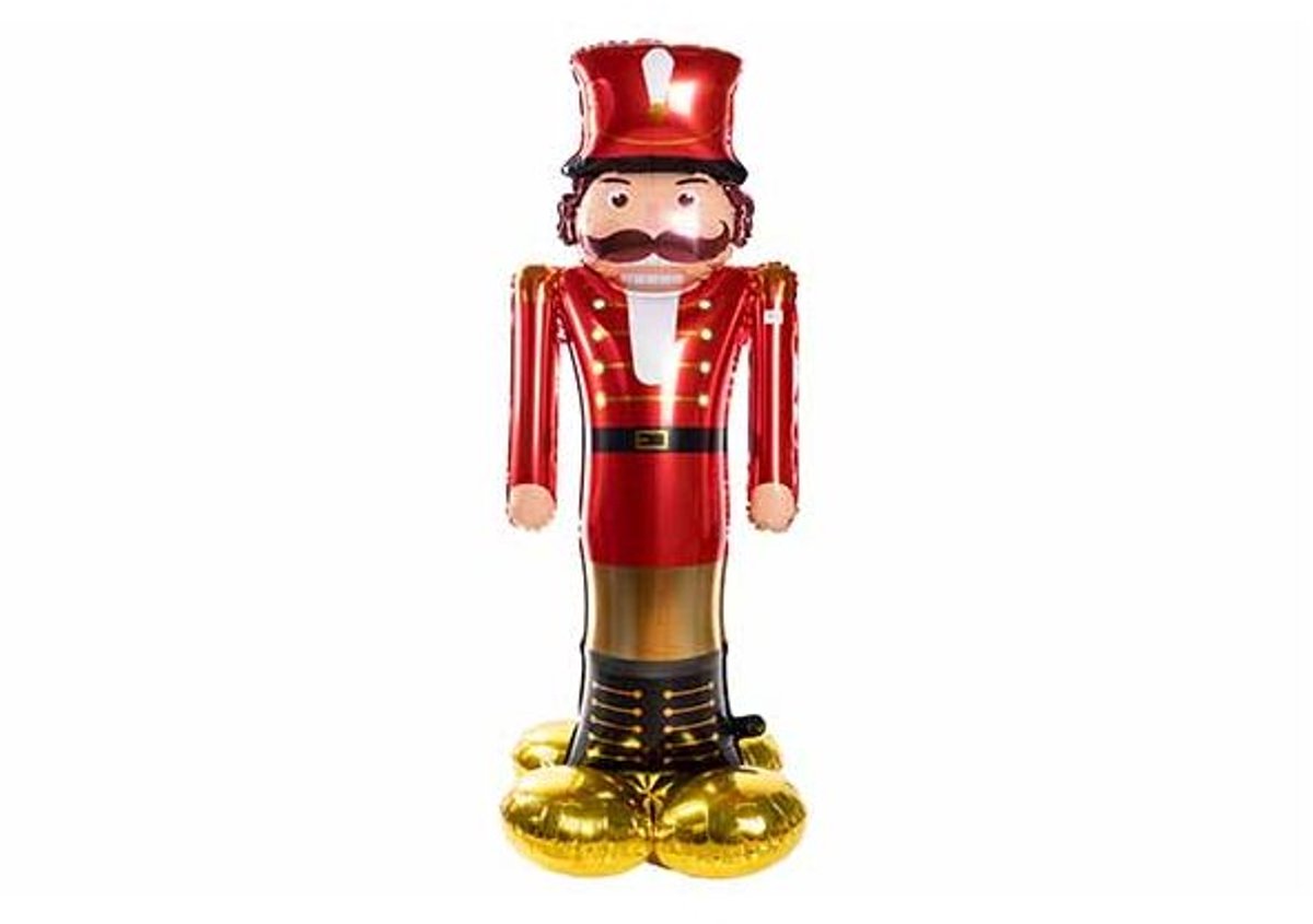 Ballon Nutcracker Rood 80xh150cm Folie