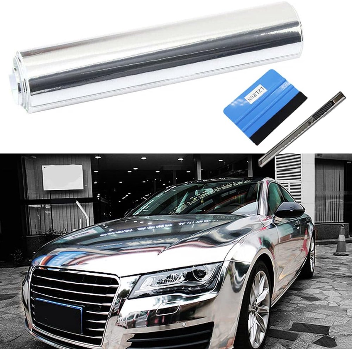 Zelfklevende vinylfolie voor auto, motorfiets, 50 x 150 cm